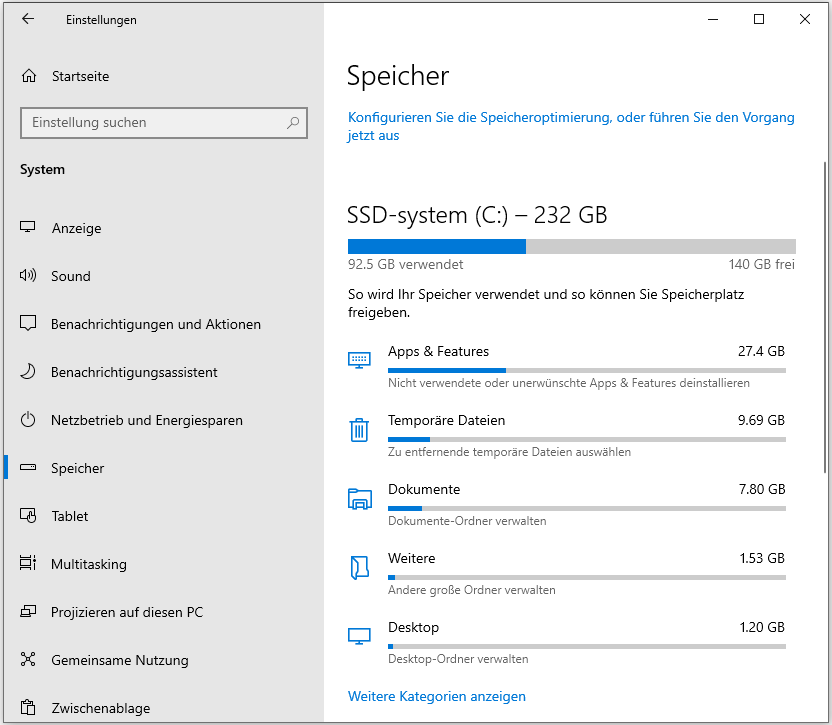 Windows 11 Größe - Übersicht