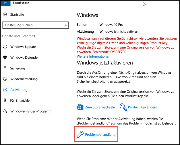 Die Windows Update Problembehandlung ausführen