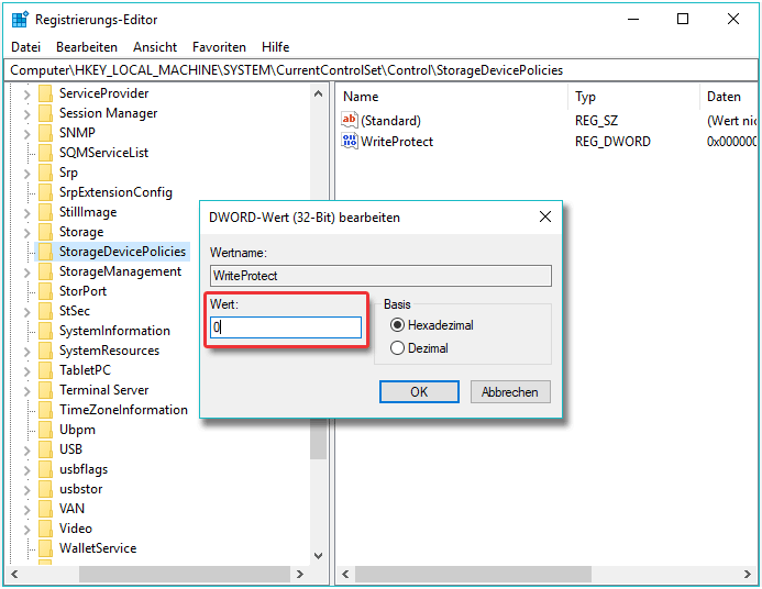 Fehler 0x80071AC3 Der konnte nicht abgeschlossen werden EaseUS