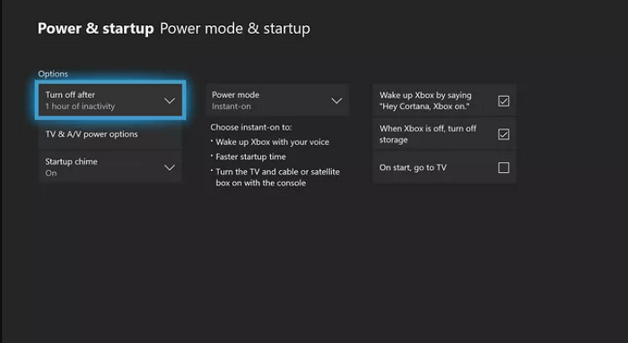 Konsoleneinstellungen prüfen