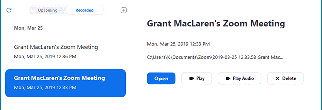 Zoom manuell auf einem anderen Laufwerk installieren