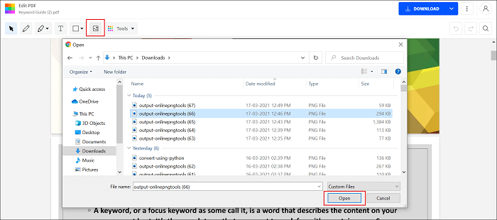 Bilder in PDF online kostenlos einfügen - Smallpdf Editor