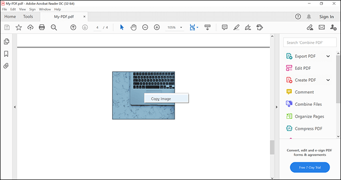 Bilder aus PDF-Dateien extrahieren - Adobe Reader