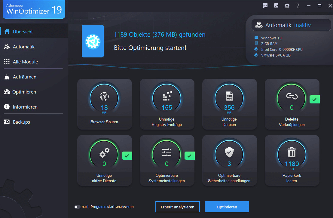 Ashampoo WinOptimizer