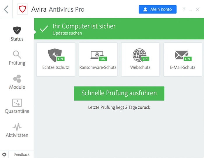 schreibschutz aufheben durch Avira