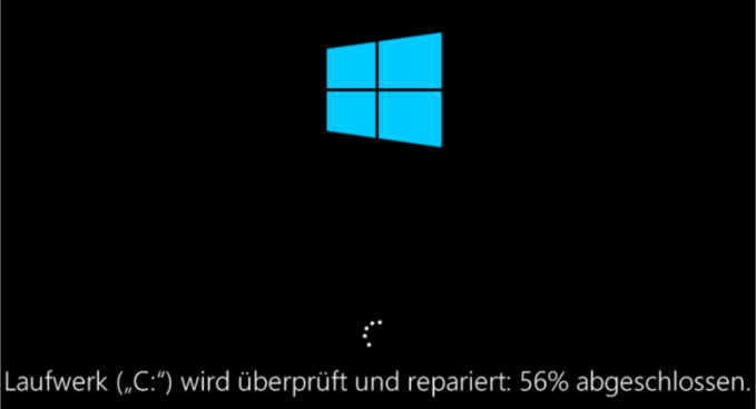 Chkdsk hängt, Chkdsk bleibt hängen
