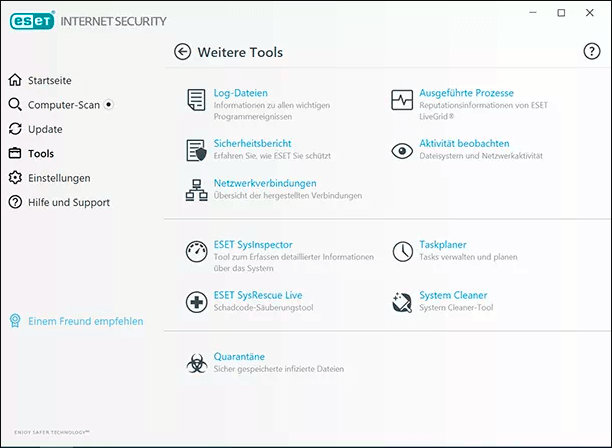 Dateien aus ESET Quarantäne wiederherstellen - Schritt 2