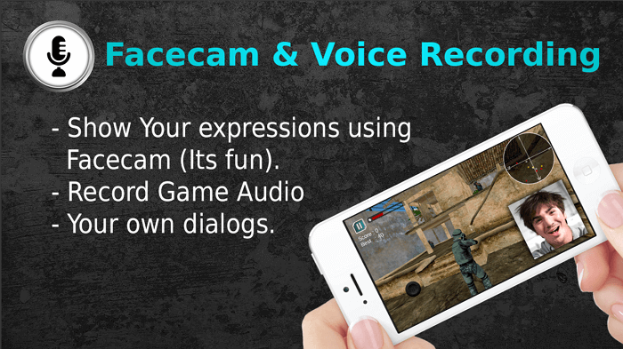 Game Recorder Facecam Hauptbildschirm