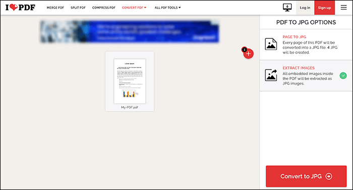 Bilder aus PDF-Dateien extrahieren - iLovePDF