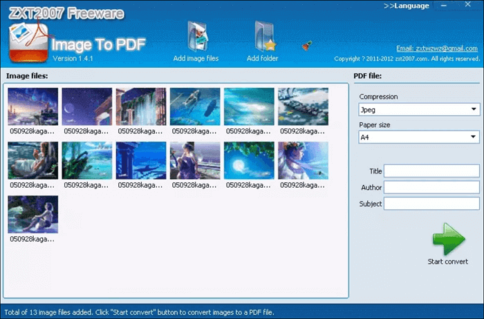 Fotos zu PDF konvertieren - Image to PDF