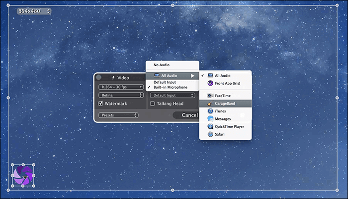 iris screen recorder planen für mac