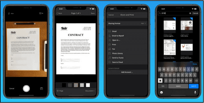 Top 4 der besten kostenlosen PDF-Scanner auf dem iPhone - JotNote Scanner