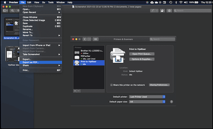 JPG-Dateien auf Mac zu PDF-Dateien konvertieren