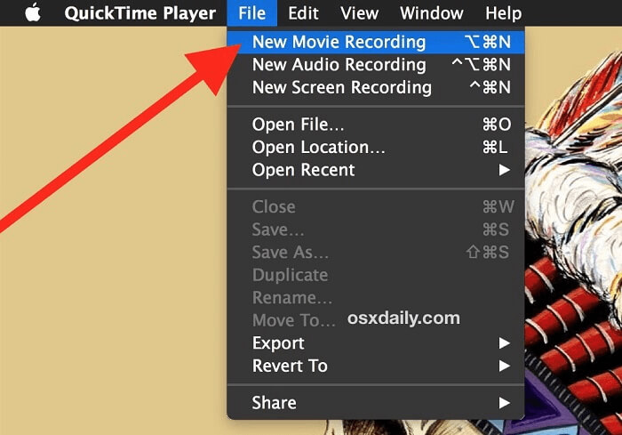 iPhone-Bildschirm auf dem Mac mit QuickTime aufnehmen