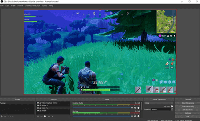 Kostenlose Windows 10 Bildschirmrekorder - OBS Studio