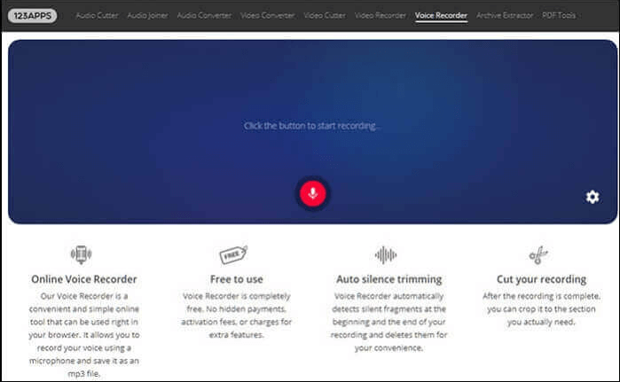 Audio aufnehmen und zu Google Slides hinzufügen - Online Voice Recorder