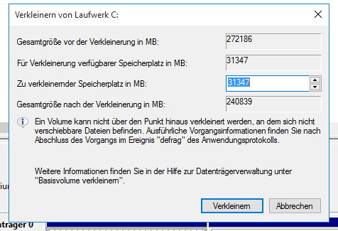 2021 Partition Lasst Sich Unter Windows10 8 7 Nicht Verkleinern So Geht Das Verkleinern Easeus