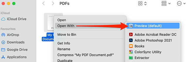 PDFs in Vorschau am Mac bearbeiten - öffnen mit Vorschau