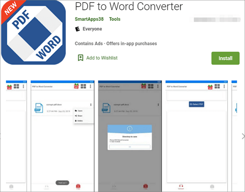 PDF to Word Converter - Android