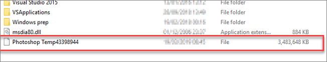 Photoshop-Temp-Dateien