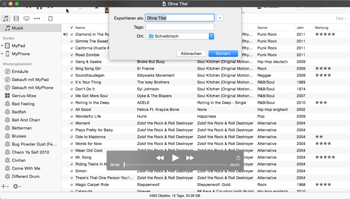 Gameplay Videos mit dem Sound auf Mac aufnehmen