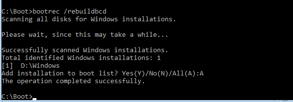 rebuildbcd befehl