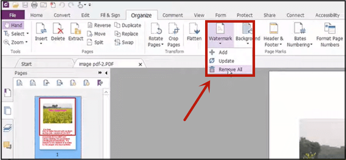 Wasserzeichen aus PDF-Dateien mit Foxit entfernen