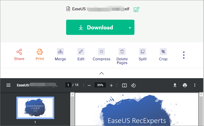auf windows mac iphone android pdf zuschneiden easeus