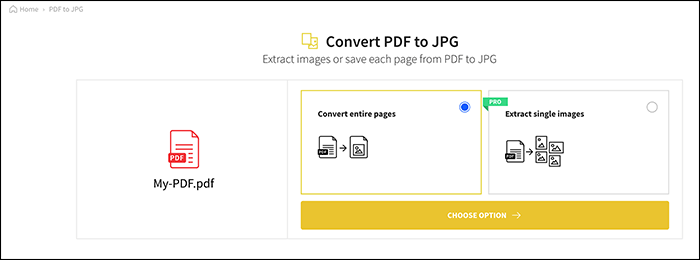 Software zu PDF-Konvertierung - Smallpdf