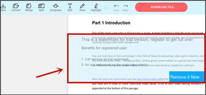 Wasserzeichen aus PDF-Dateien mit Soda PDF entfernen