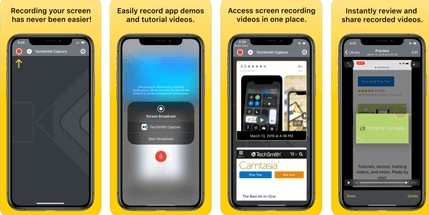 Bildschirmaufnahme mit Ton am iPhone - TechSmith Capture