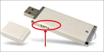 usb lock schalter