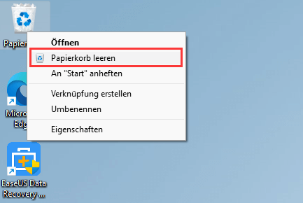 Windows 11 Papierkorb leeren