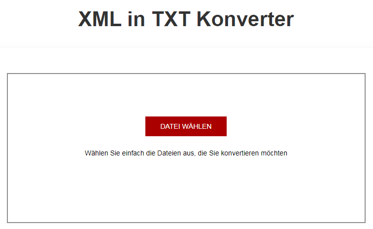 XML in PDF Umwandeln online, kostenlos .xml in .pdf konvertieren xml datei umwandeln online