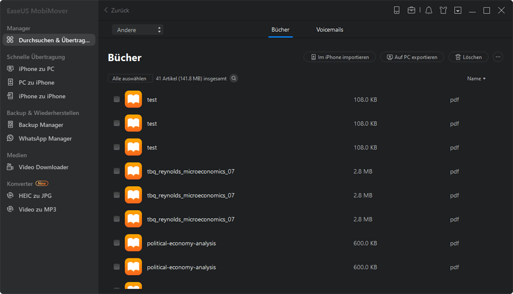So übertragen Sie Musik ohne iTunes vom PC auf das iPhone - Schritt 2