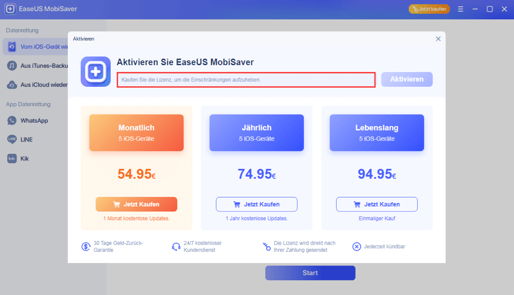 easeus mobisaver aktivieren 1