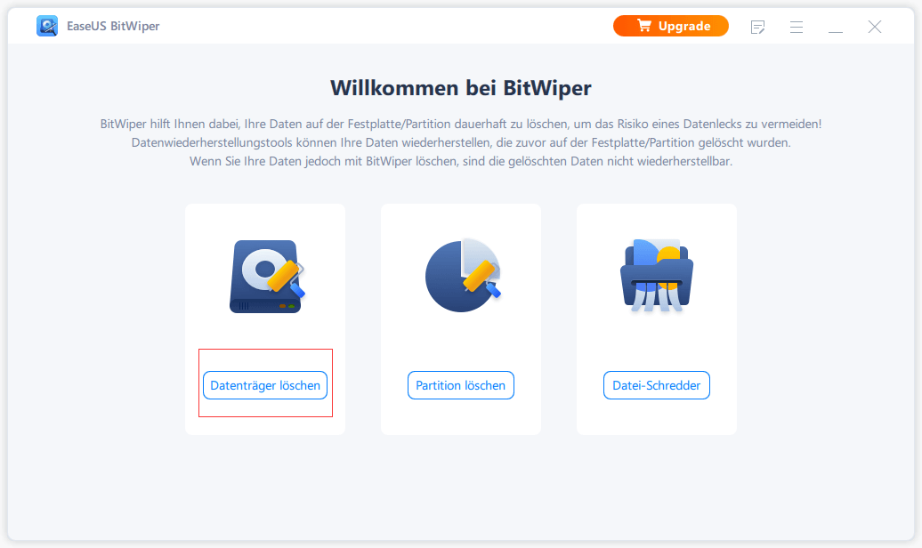Datenträger löschen