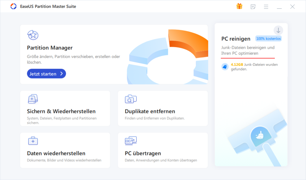 Systemoptimierung auswählen