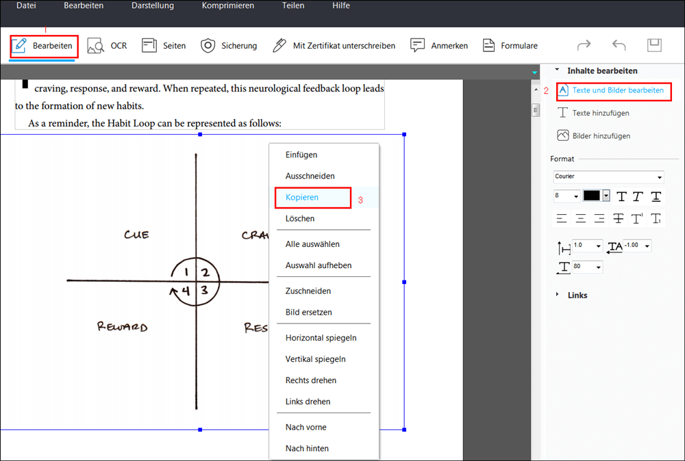 Bilder in PDF mit EaseUS PDF Editor bearbeten