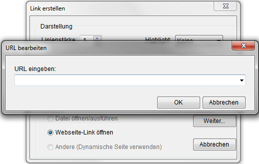 Links eingeben