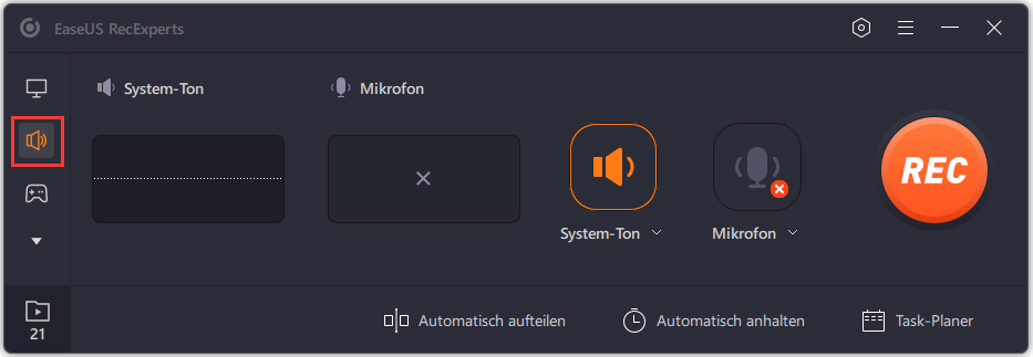 Audio aufnehmen