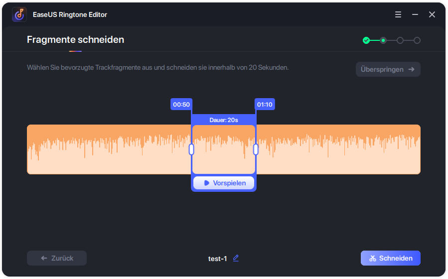 Klingelton zuschneiden