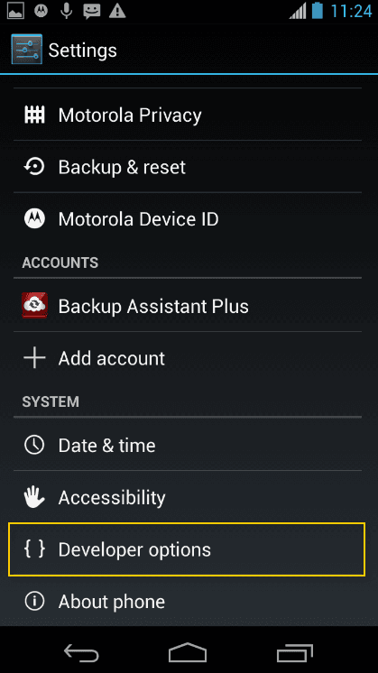 USB Debugging aktivieren für Android 4.2 Schritt 3