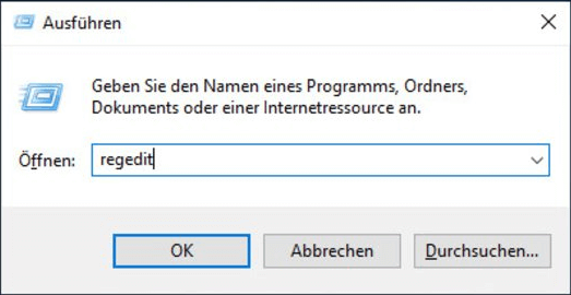 Office Produktschlüssel über die Registrierung herausfinden - Schritt 1