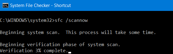 Beschädigten Papierkorb durch sfc reparieren
