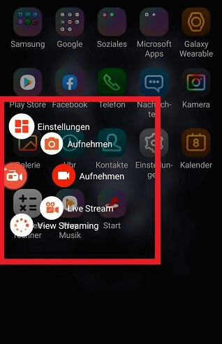 Google Hangouts Meeting auf Android Handy aufnehmen