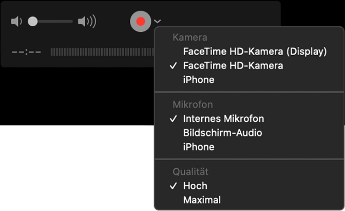 YouTube TV auf einem Mac aufnehmen - Schritt 2.