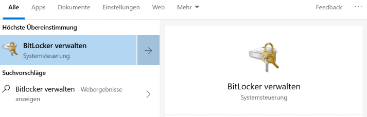 BitLocker entschlüsseln und verwalten