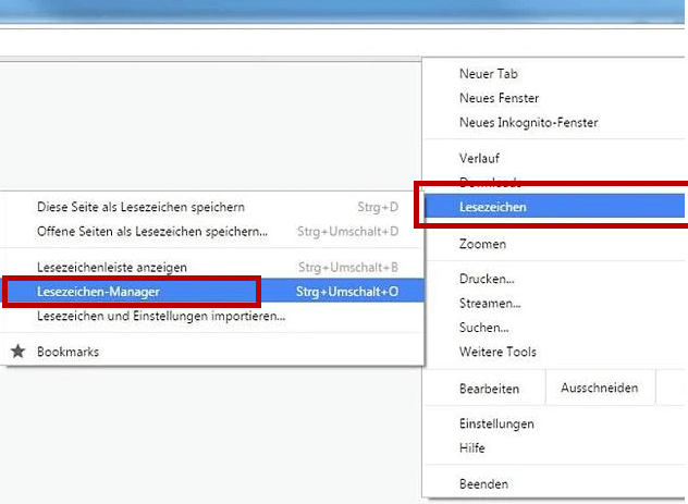 Chrome Lesezeichen-Manager