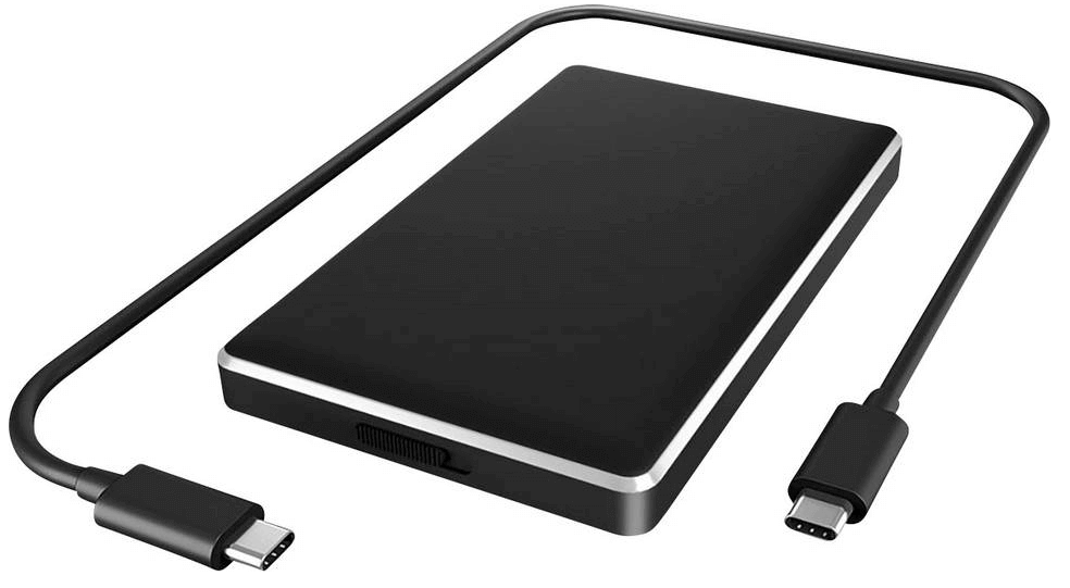 Überprüfen Sie, ob die Festplattengehäuse kaputt ist.